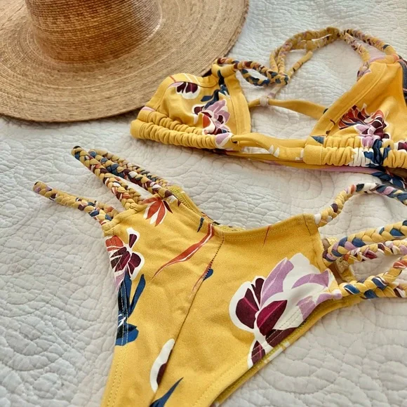 Montce Swim Yellow Batik Set - Picture 3 of 3